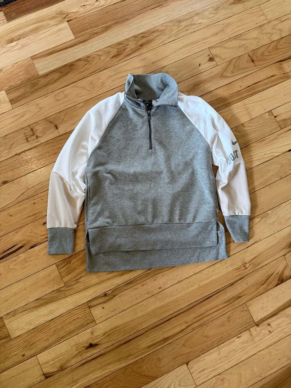Nike Dri-Fit Just Do It Colorblock Quarter-Zip Pullover